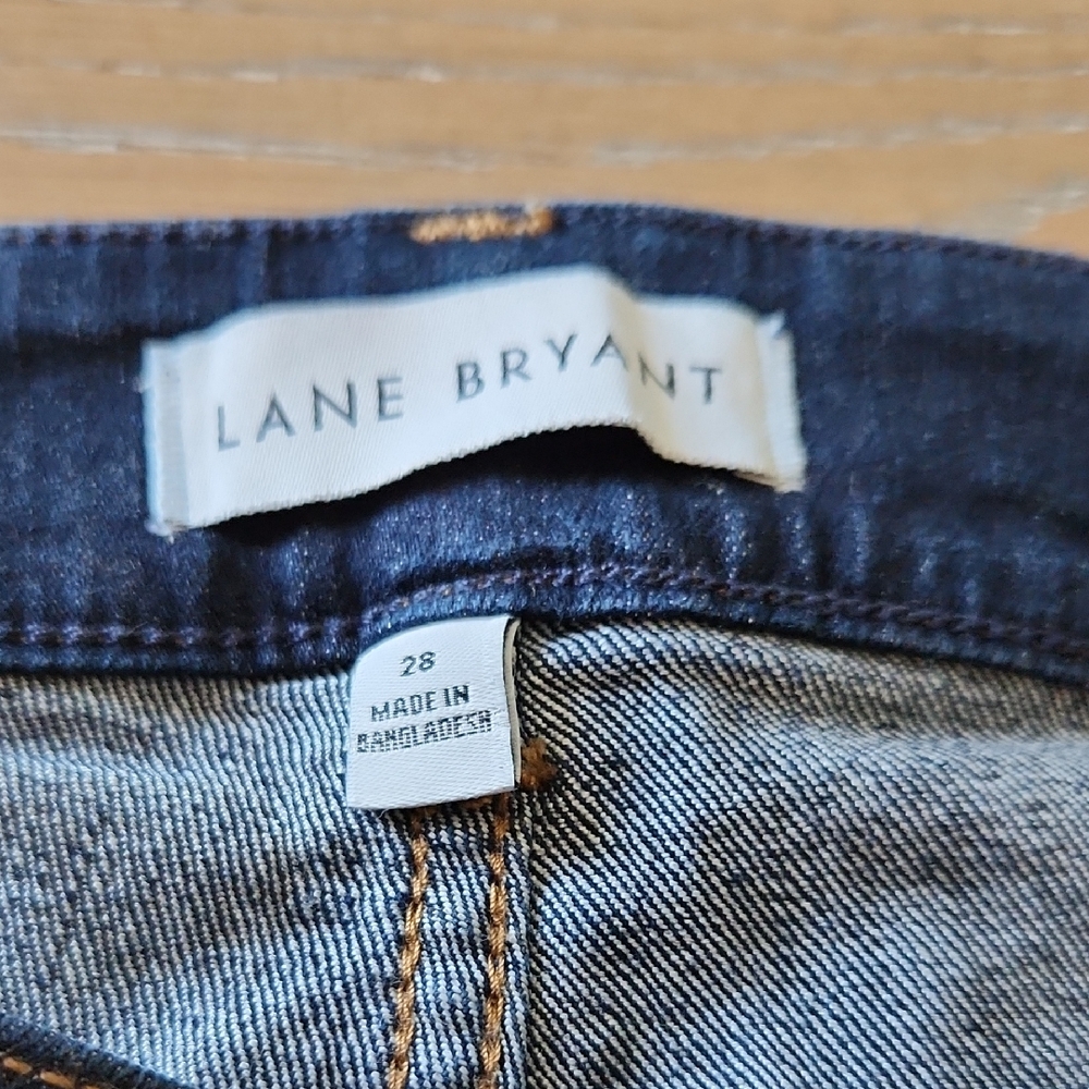 Lane Bryant Blue Classic Indigo Capri Jeans